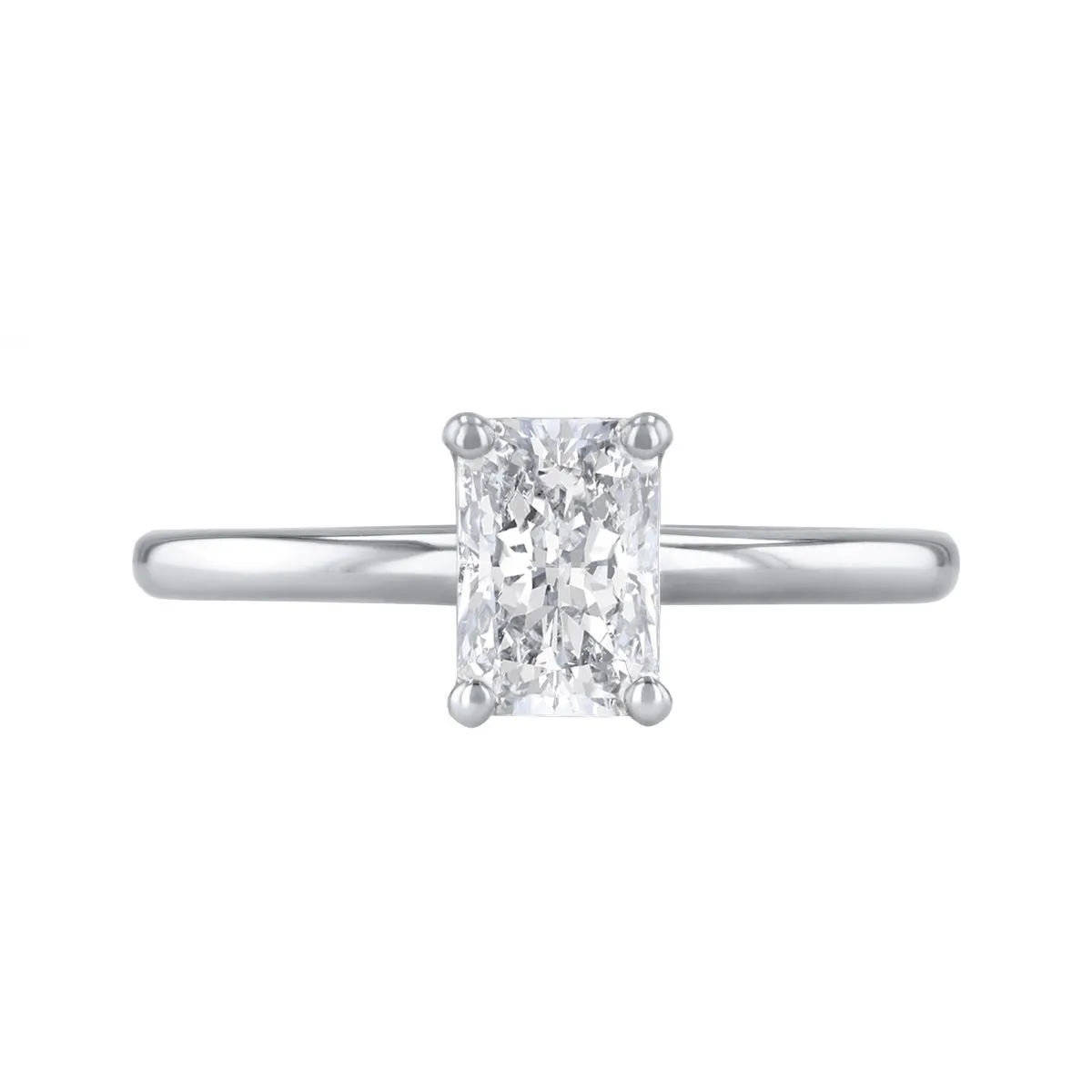 0-25ct Sofia Radiant Cut Diamond Solitaire Engagement Ring | Platinum