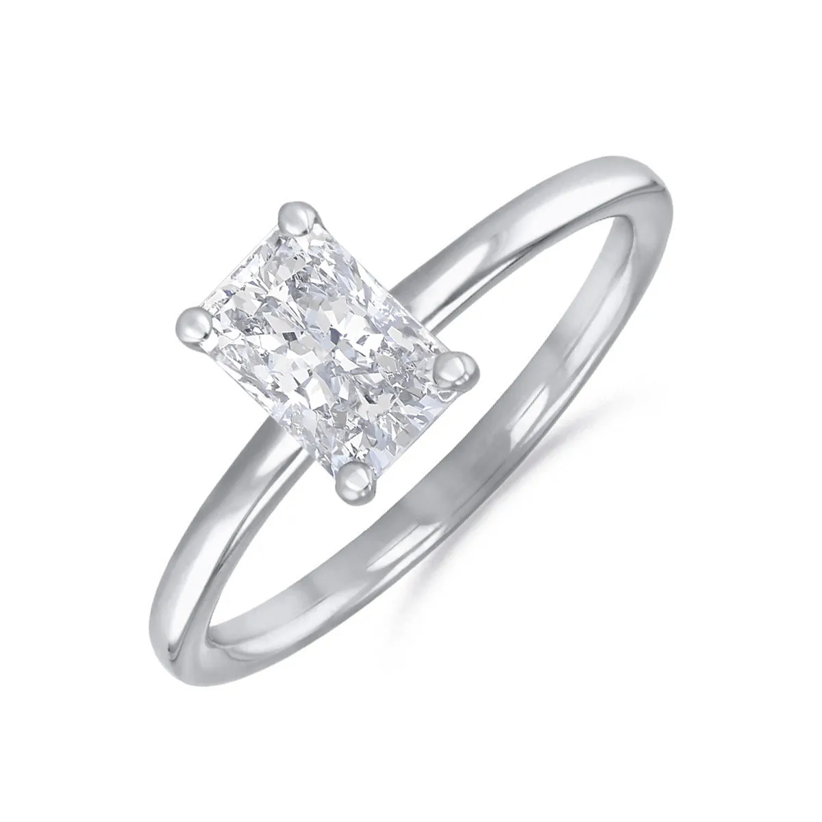 0-25ct Sofia Radiant Cut Diamond Solitaire Engagement Ring | Platinum