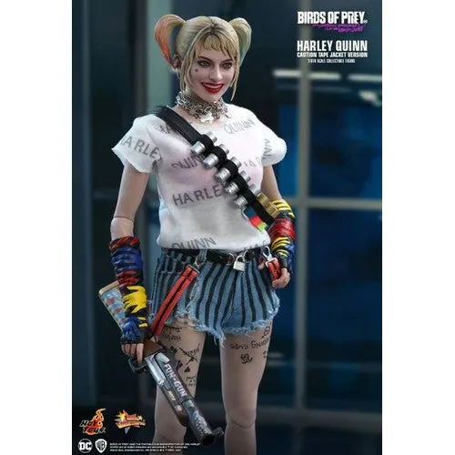 1:6 DC : Birds of Prey - Harley Quinn A.K.A Margot Robbie with Caution Tape Jacket Figure MMS566 Hot Toys