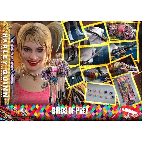 1:6 DC : Birds of Prey - Harley Quinn A.K.A Margot Robbie with Caution Tape Jacket Figure MMS566 Hot Toys