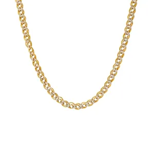 22K Yellow & White Gold Men's Linked Chain