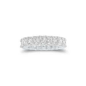 4.47 ct Radiant-Cut Diamond Eternity Band