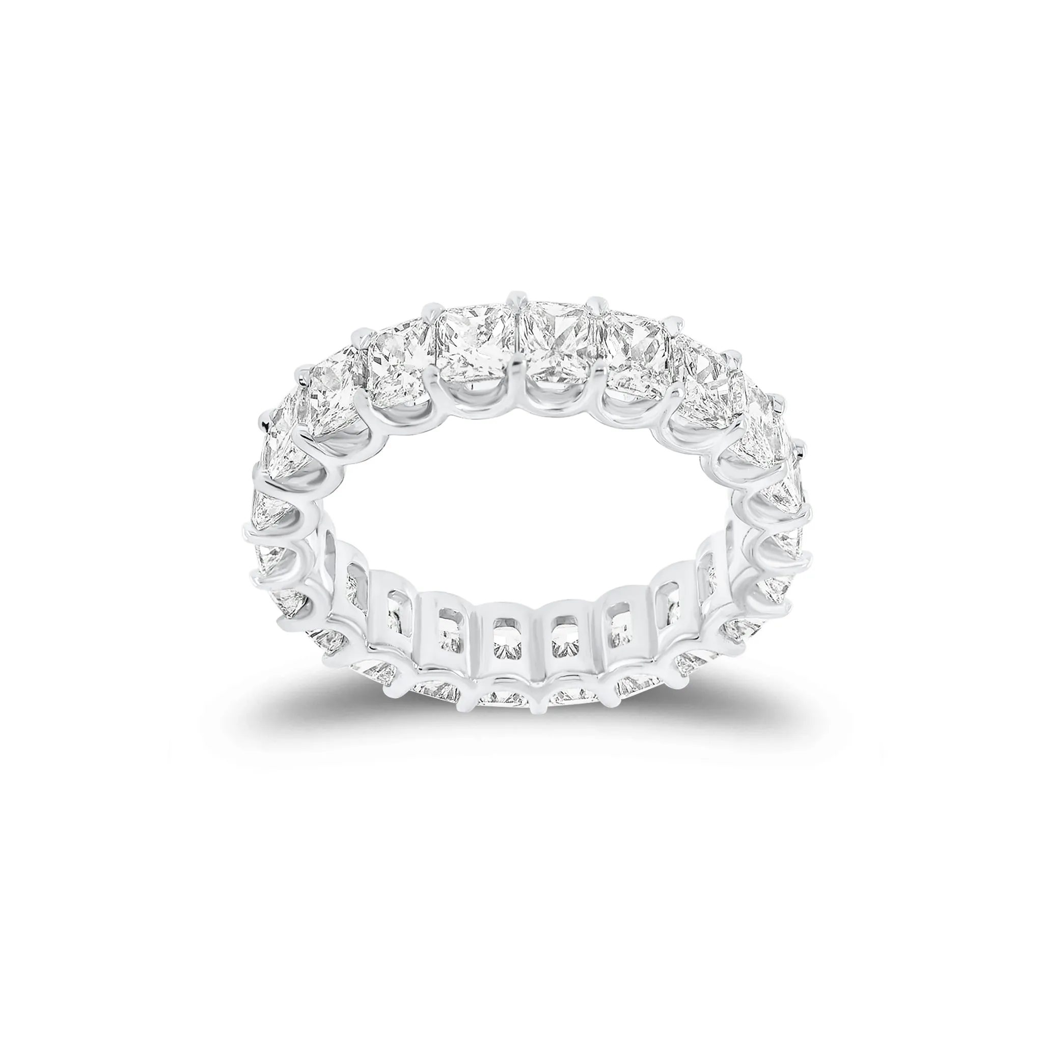 4.47 ct Radiant-Cut Diamond Eternity Band