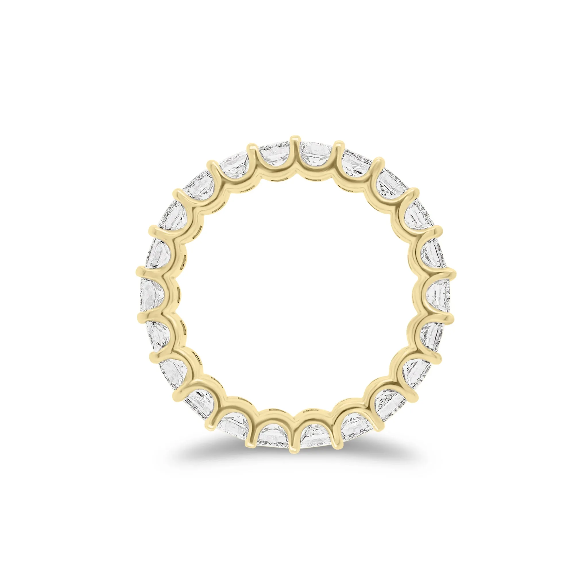 4.47 ct Radiant-Cut Diamond Eternity Band