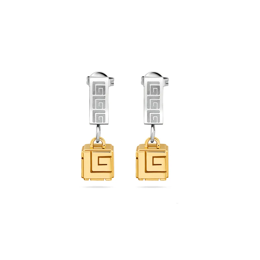 Aline Two Tone Earrings