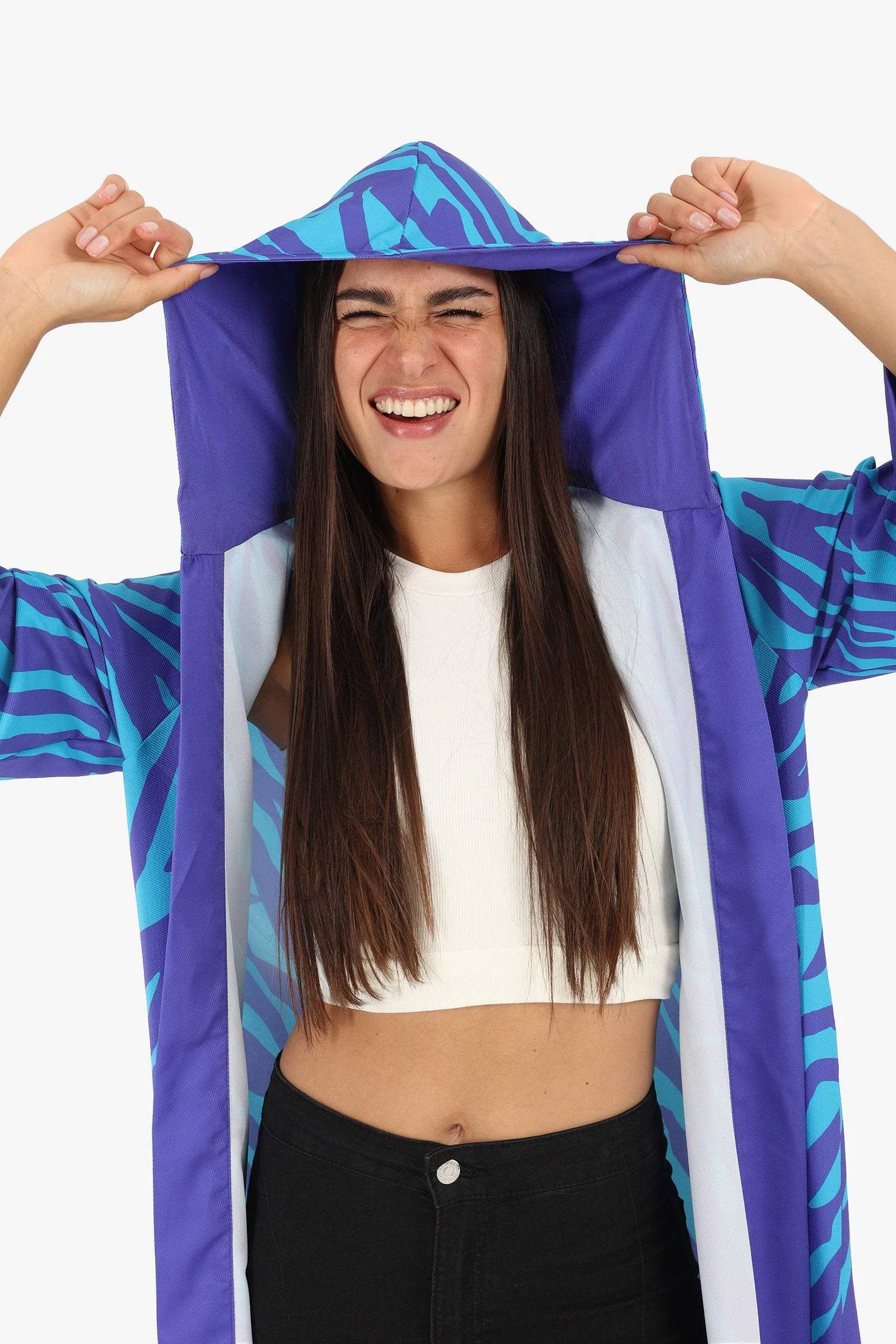 All Over Print Hooded Kimono