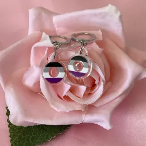 Asexual Pride Flag Inspired Earrings