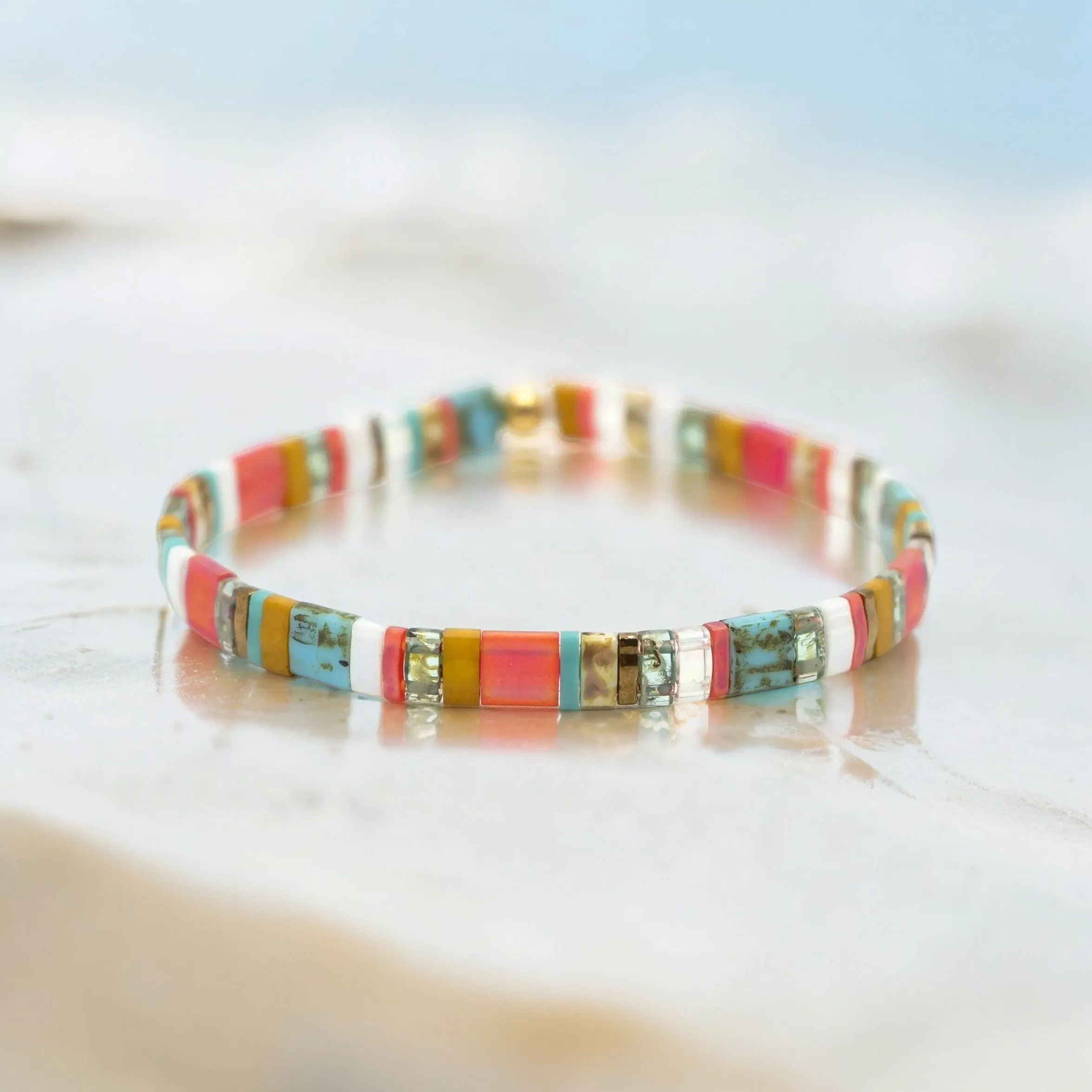 BEACH BUM - Tila Bead Bracelet | Single