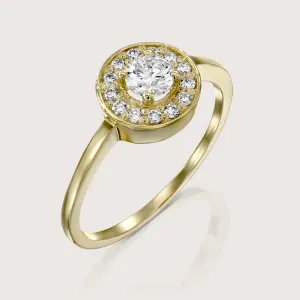 Bianca Gold Ring Diamonds