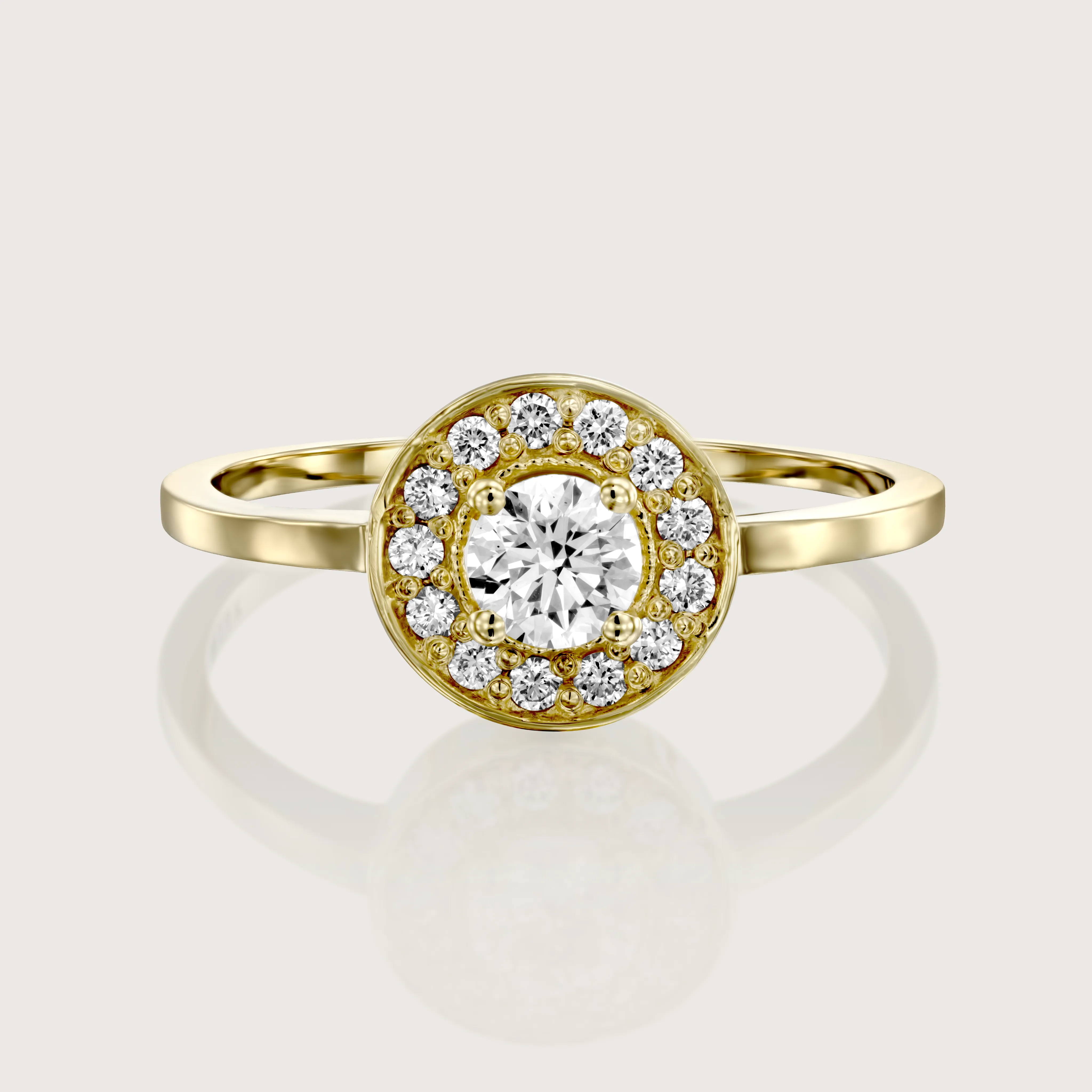 Bianca Gold Ring Diamonds