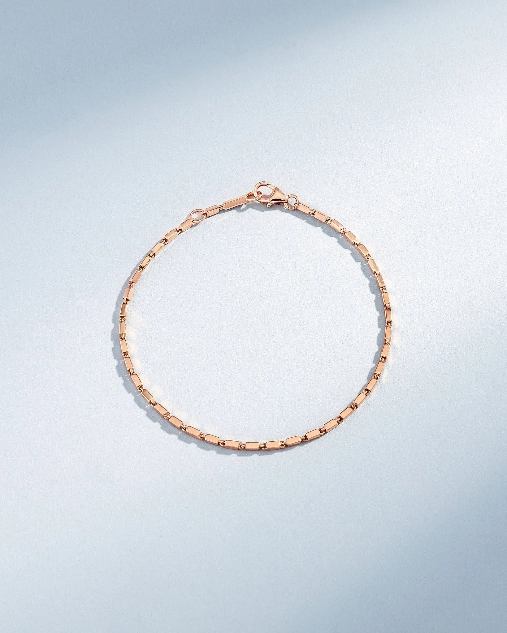 Block-Chain Thin Bracelet