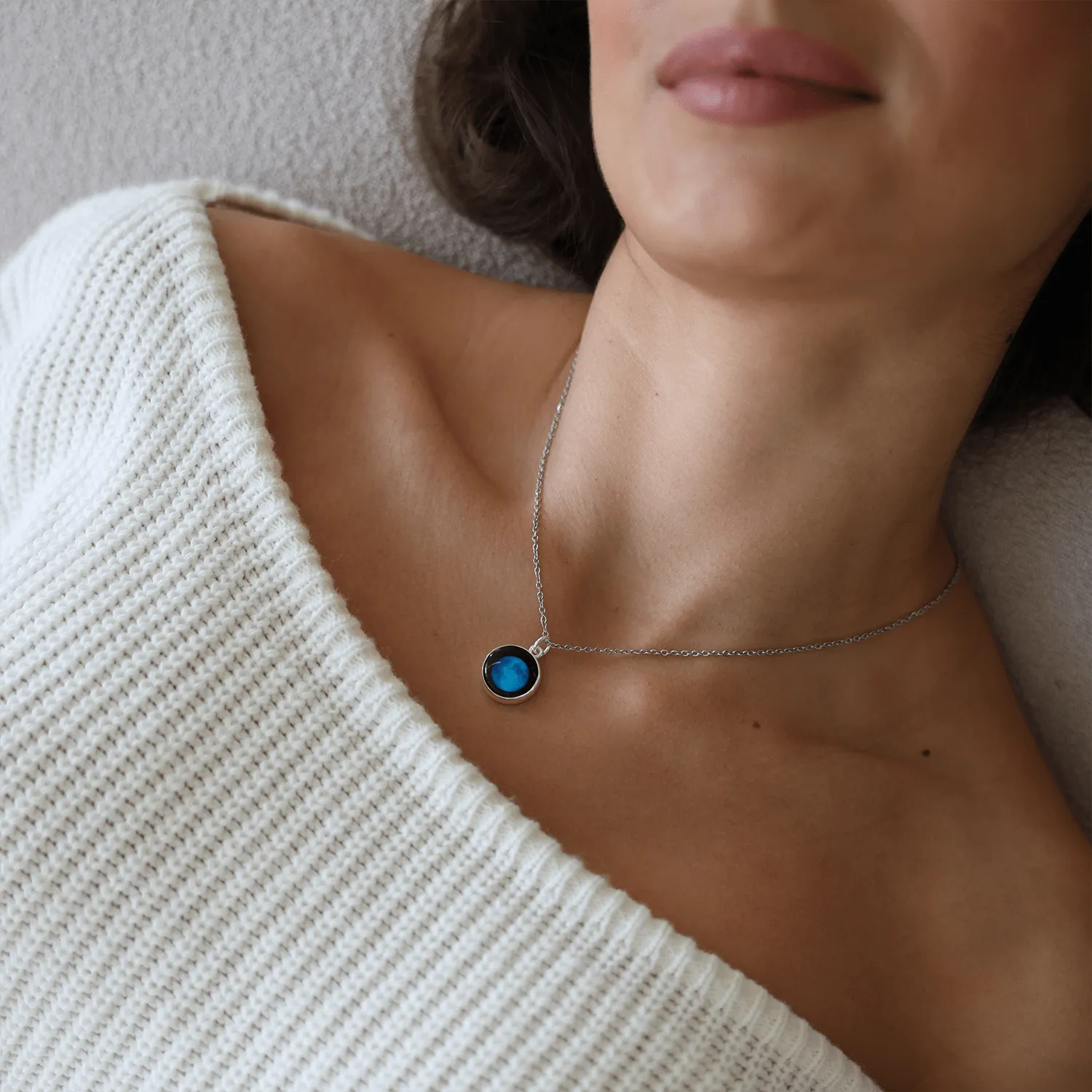 Blue Moon Charmed Simplicity Necklace