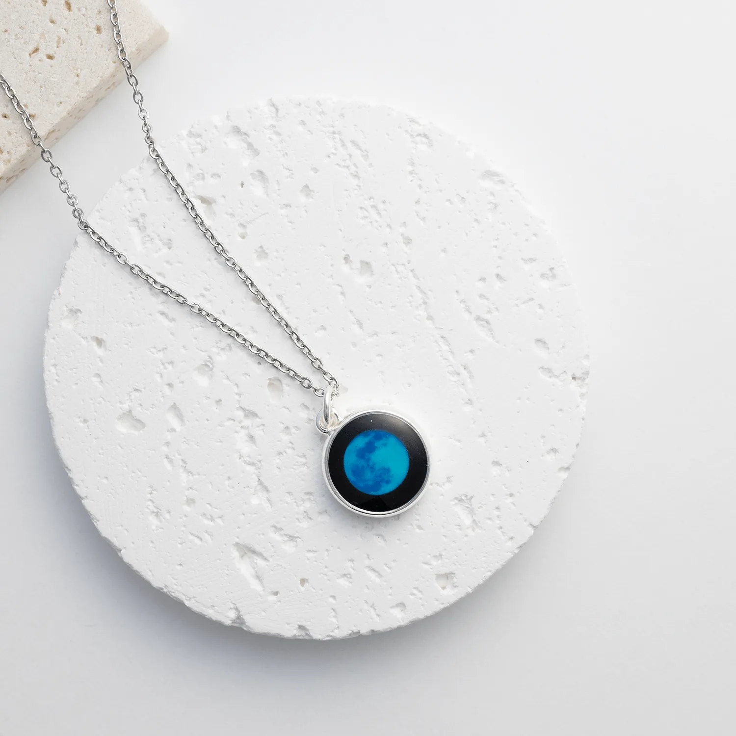 Blue Moon Charmed Simplicity Necklace