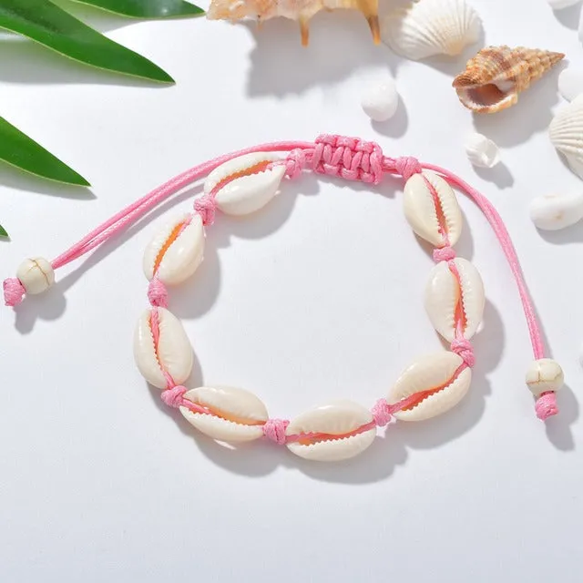 Bohemia Natural Shell Anklets for Women