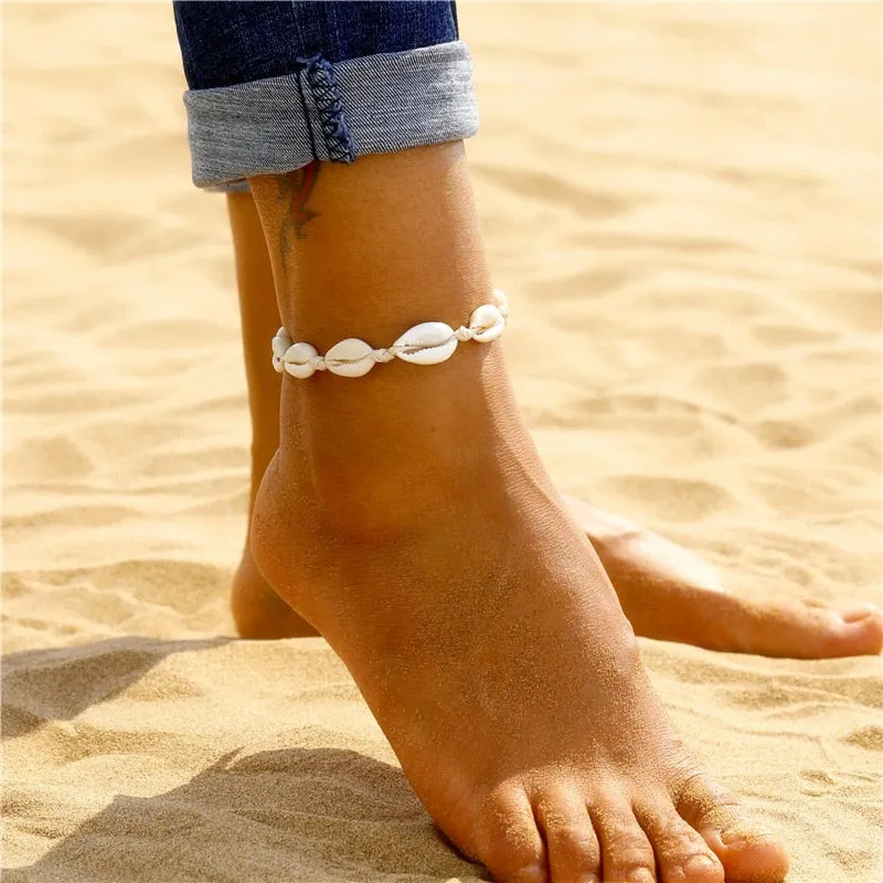 Bohemian Shell Anklet