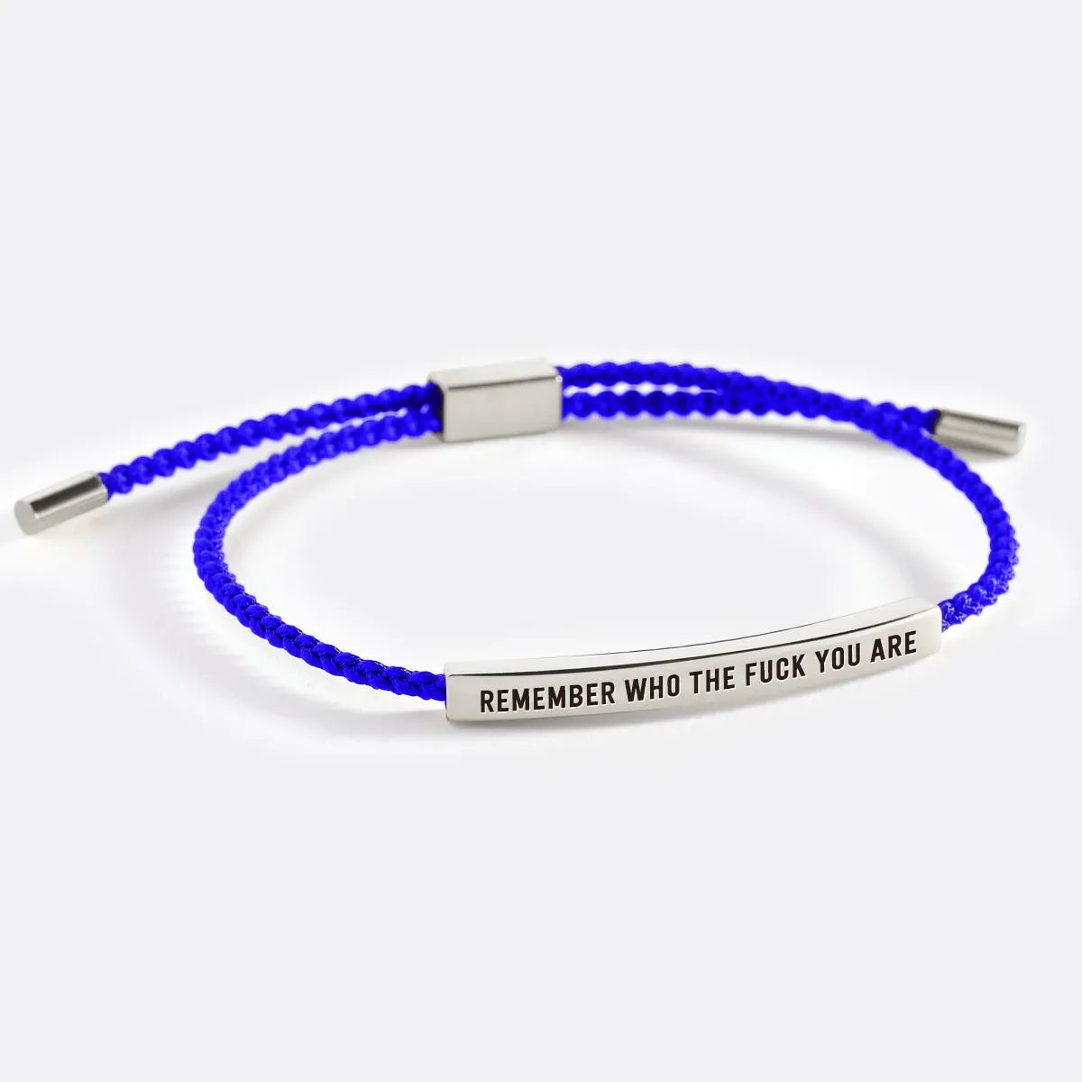 Bold Remember Who the F♥ck You Are Inspire Bracelet