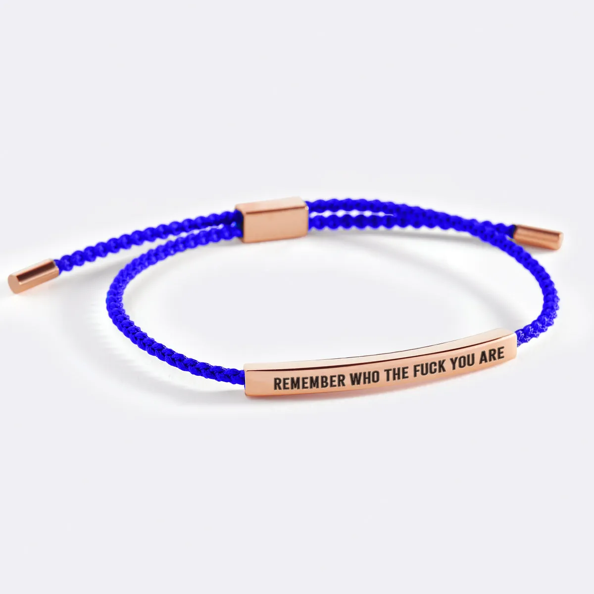 Bold Remember Who the F♥ck You Are Inspire Bracelet