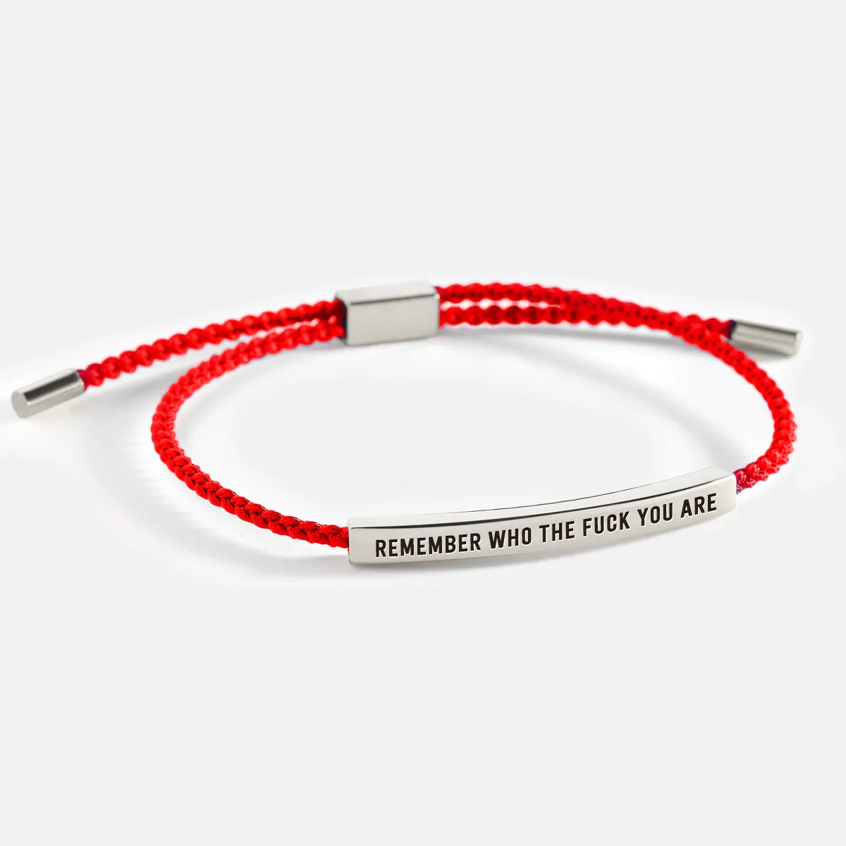 Bold Remember Who the F♥ck You Are Inspire Bracelet