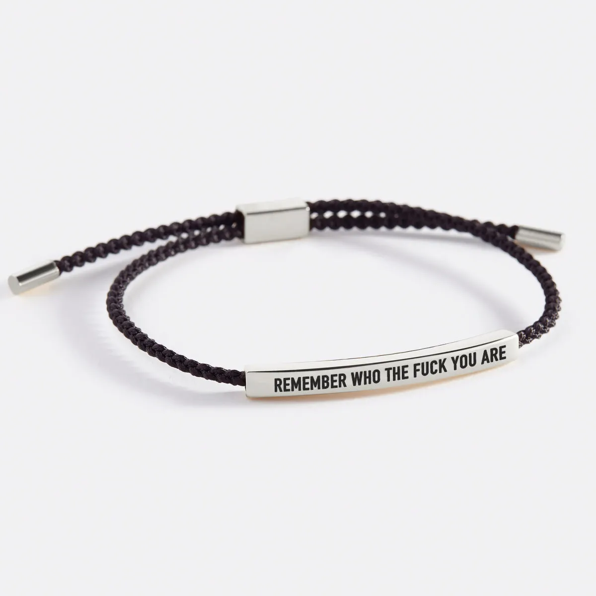 Bold Remember Who the F♥ck You Are Inspire Bracelet