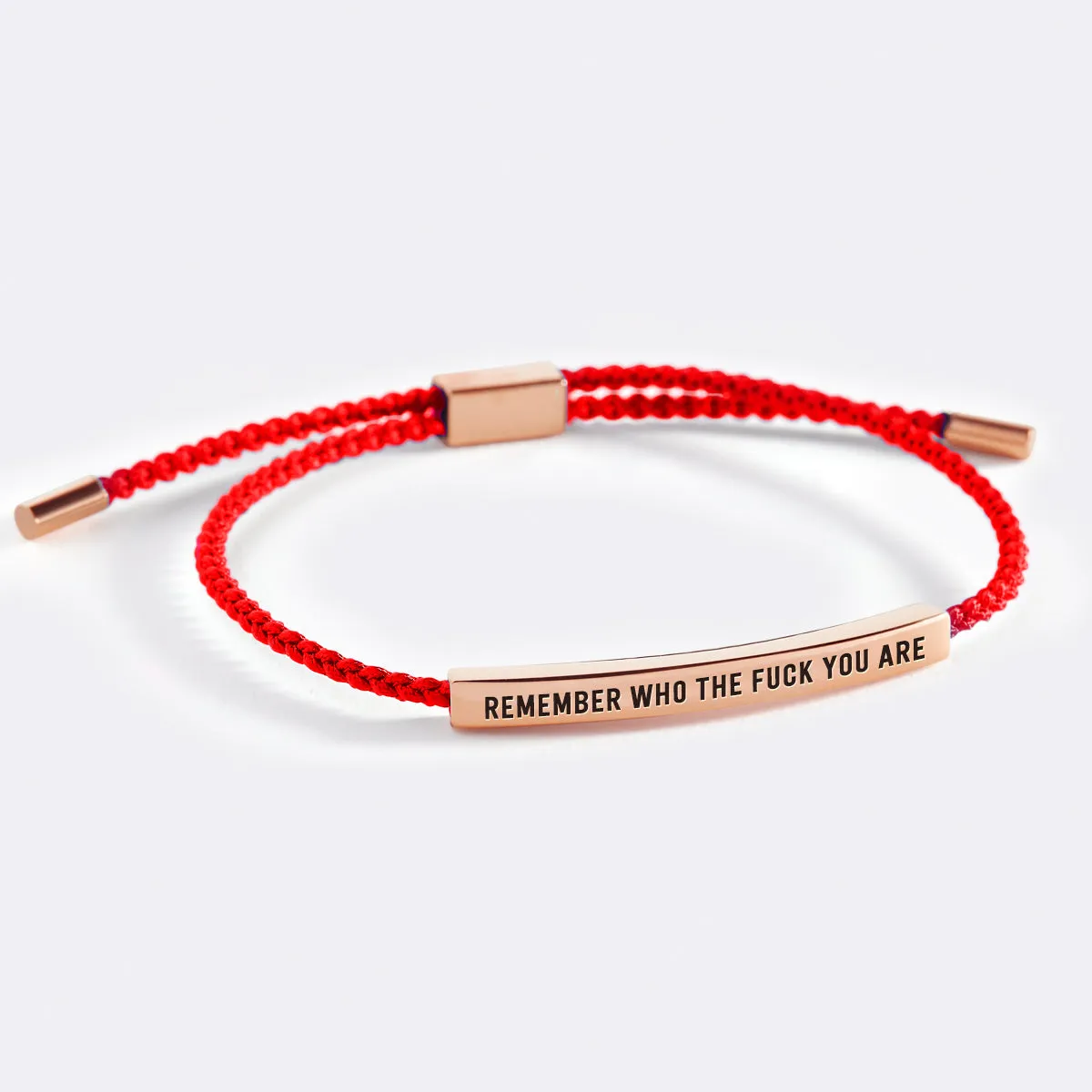 Bold Remember Who the F♥ck You Are Inspire Bracelet