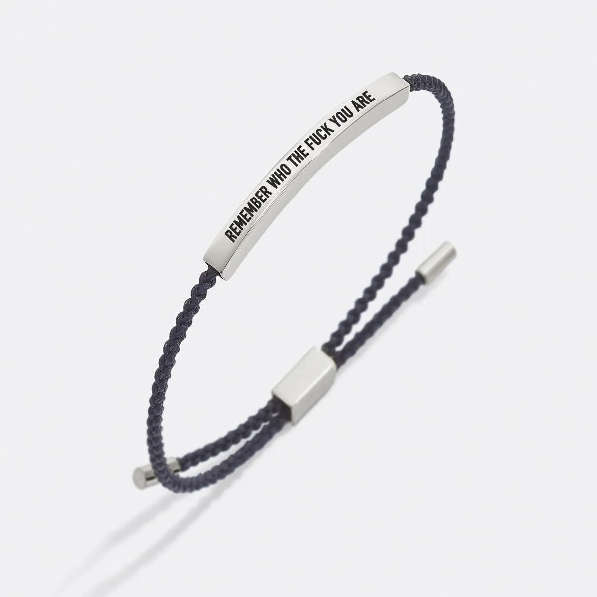 Bold Remember Who the F♥ck You Are Inspire Bracelet