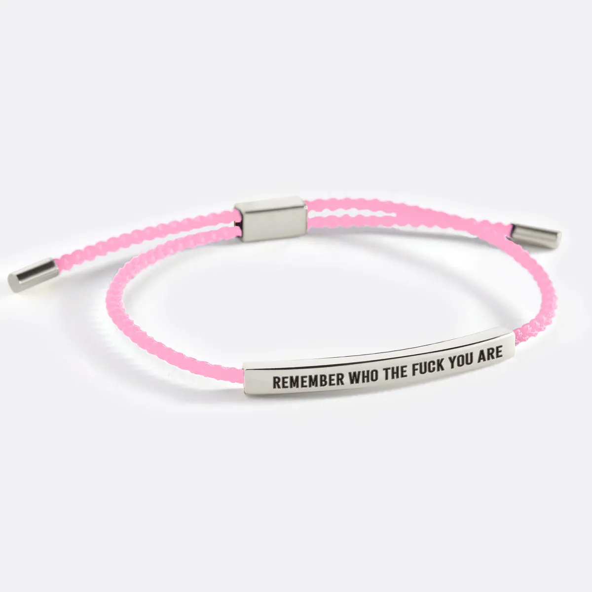 Bold Remember Who the F♥ck You Are Inspire Bracelet