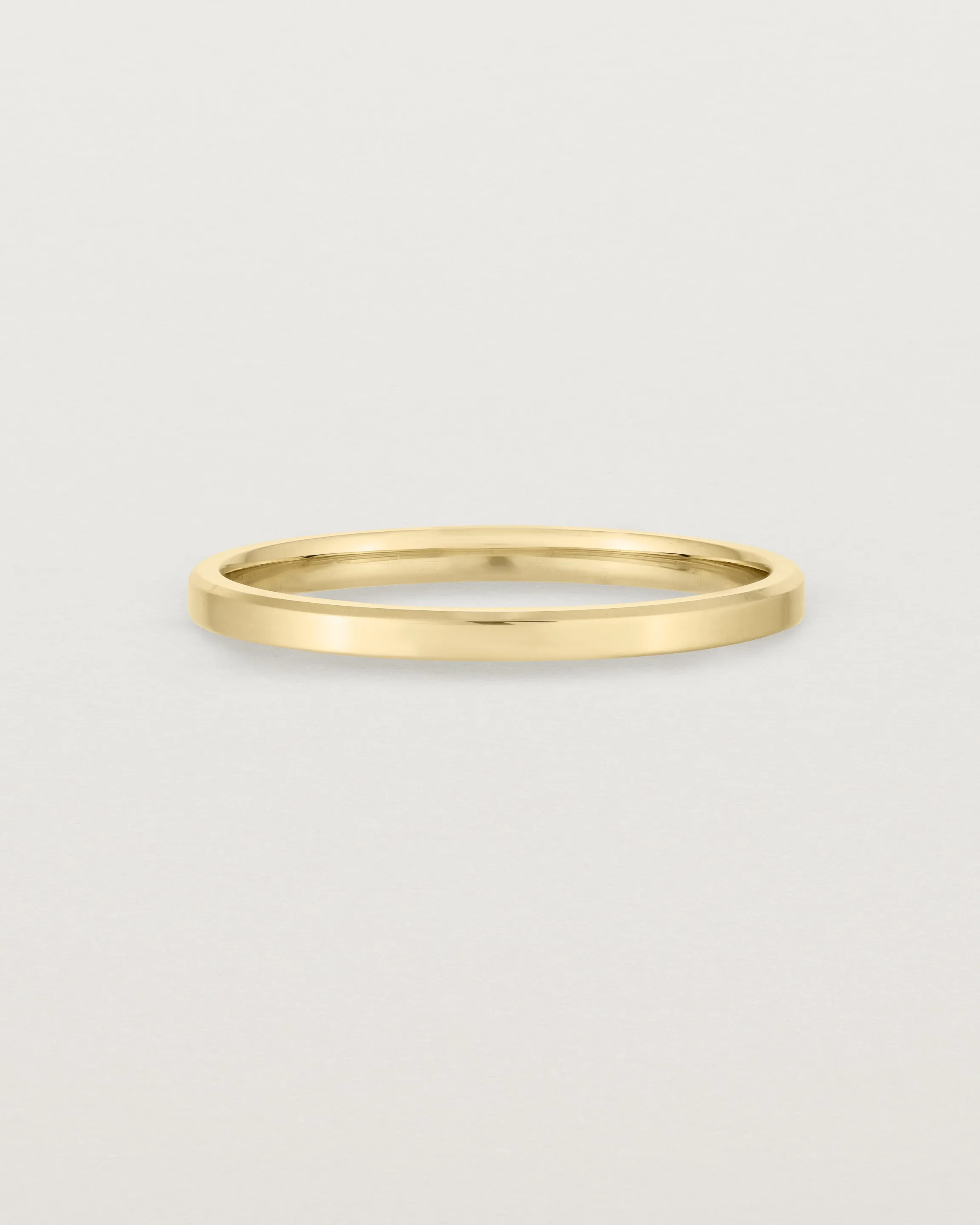 Chamfered Wedding Ring | 2mm