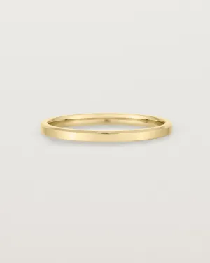 Chamfered Wedding Ring | 2mm