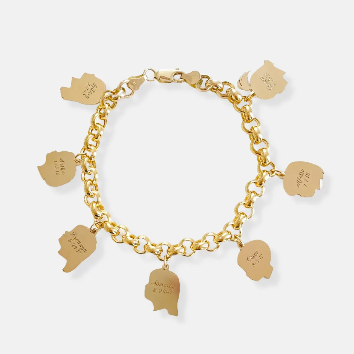 Classic Silhouette Charm Bracelet