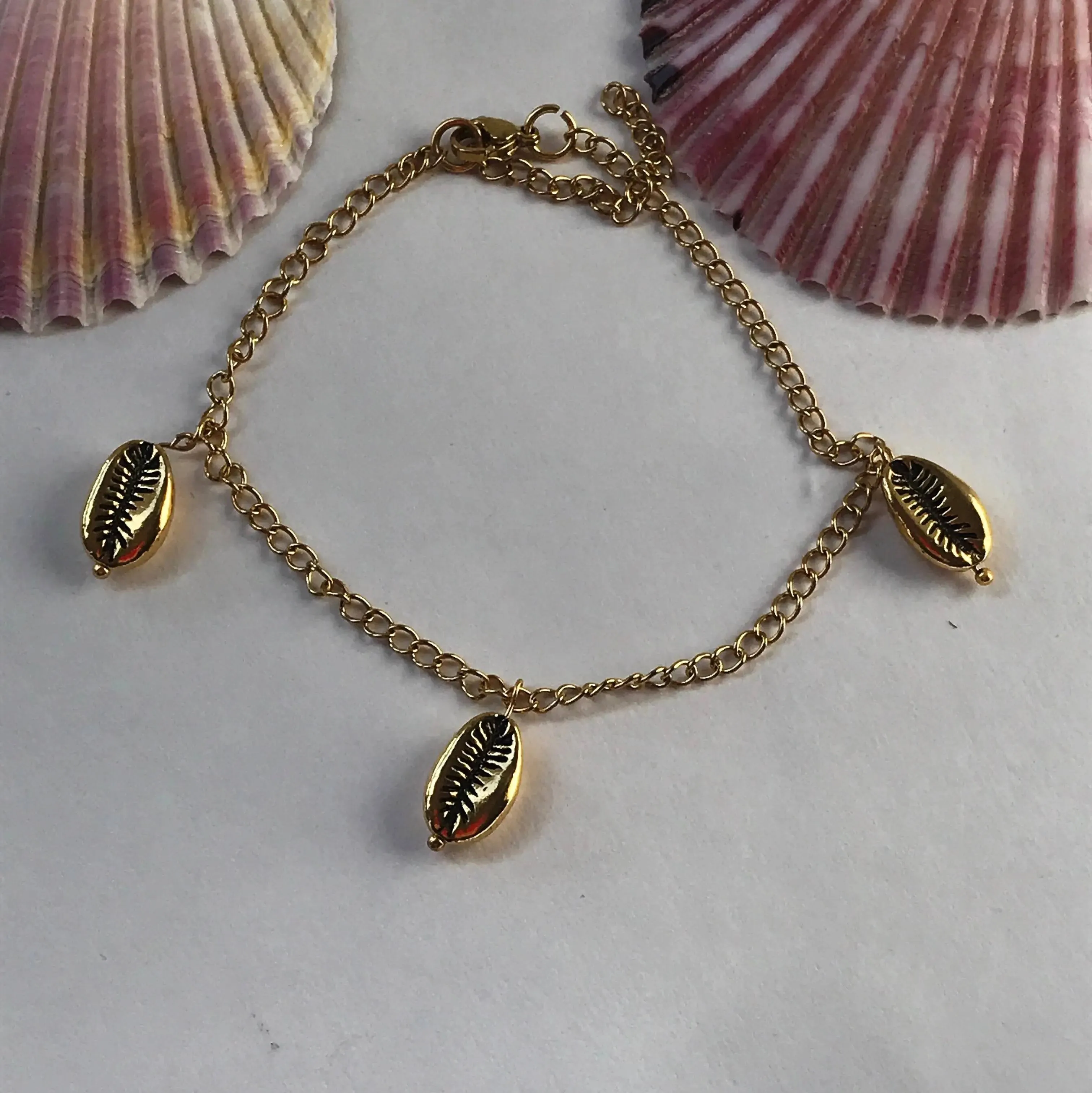 Cowrie Shell Anklets