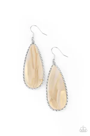 Ethereal Eloquence - White Earrings