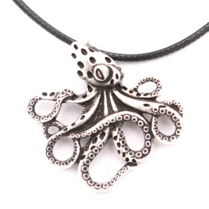 European and American Octopus Pendant Necklace from Norse Legacy Collection