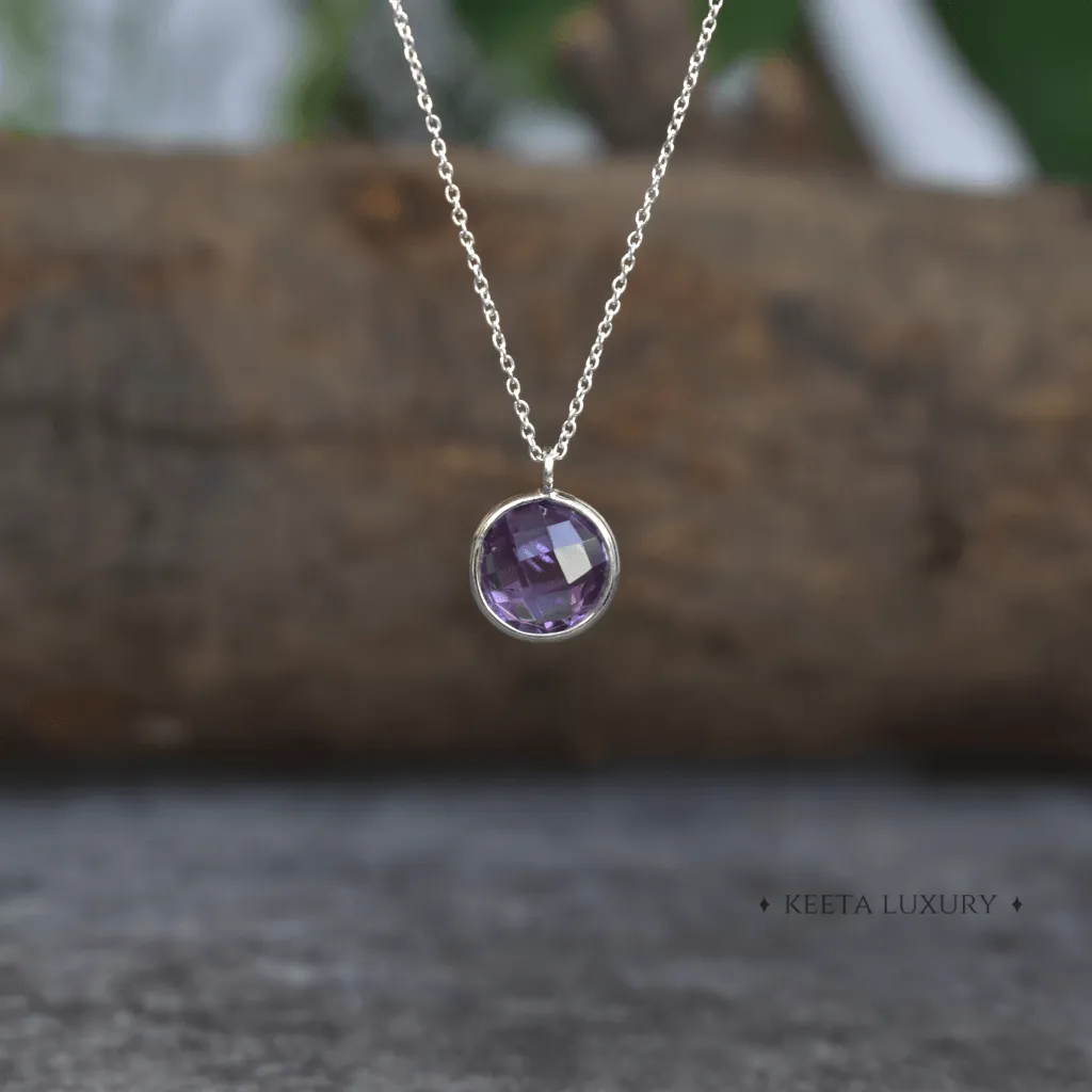 Facets Talks - Amethyst Necklace