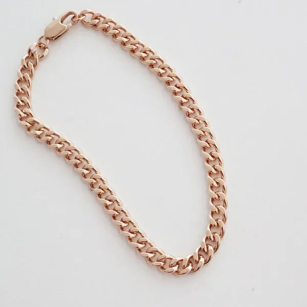 Fiona Thick Curb Chain Bracelet