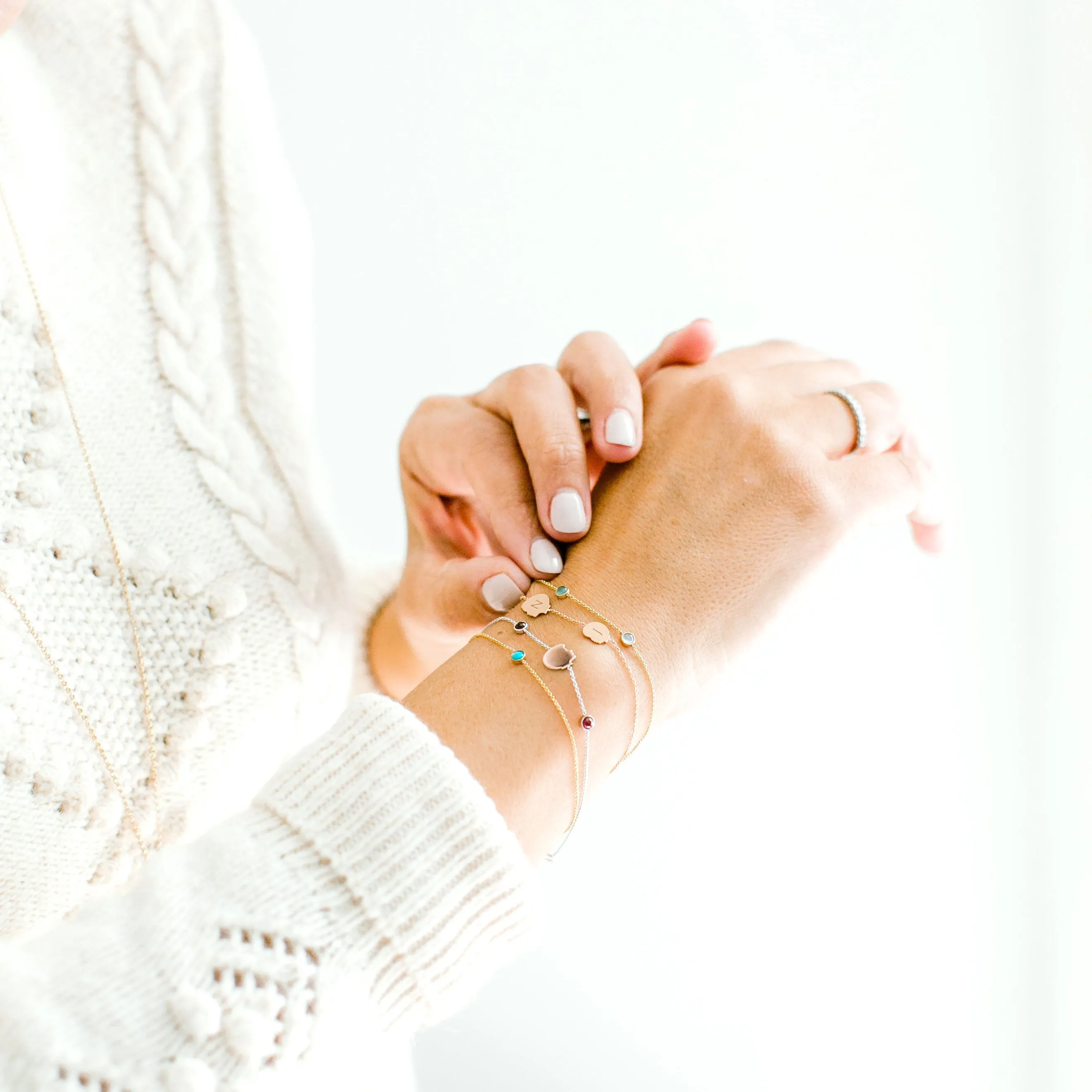 Fixed Silhouette Charm Bracelet