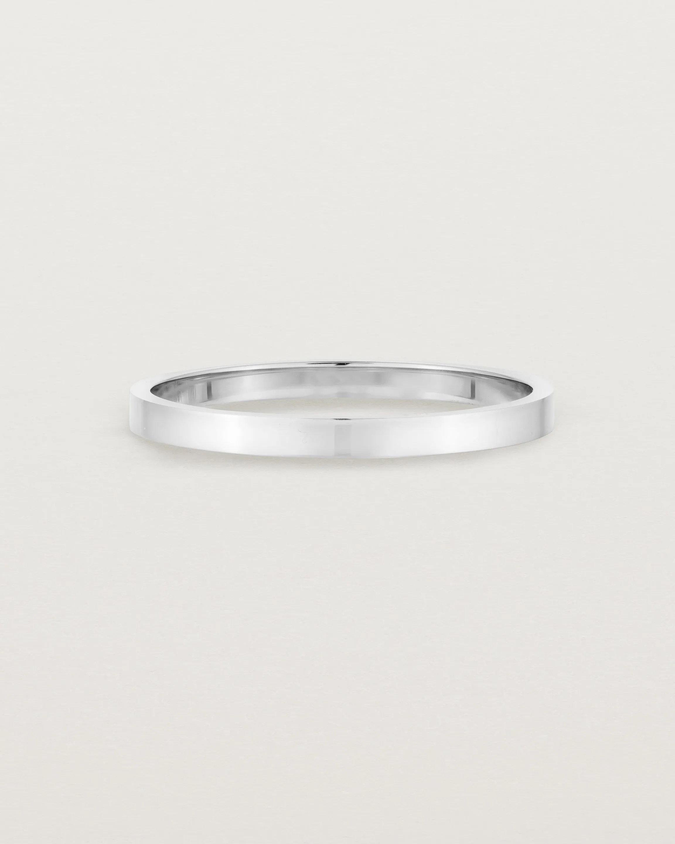 Flat Wedding Ring | 2mm