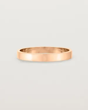 Flat Wedding Ring | 3mm