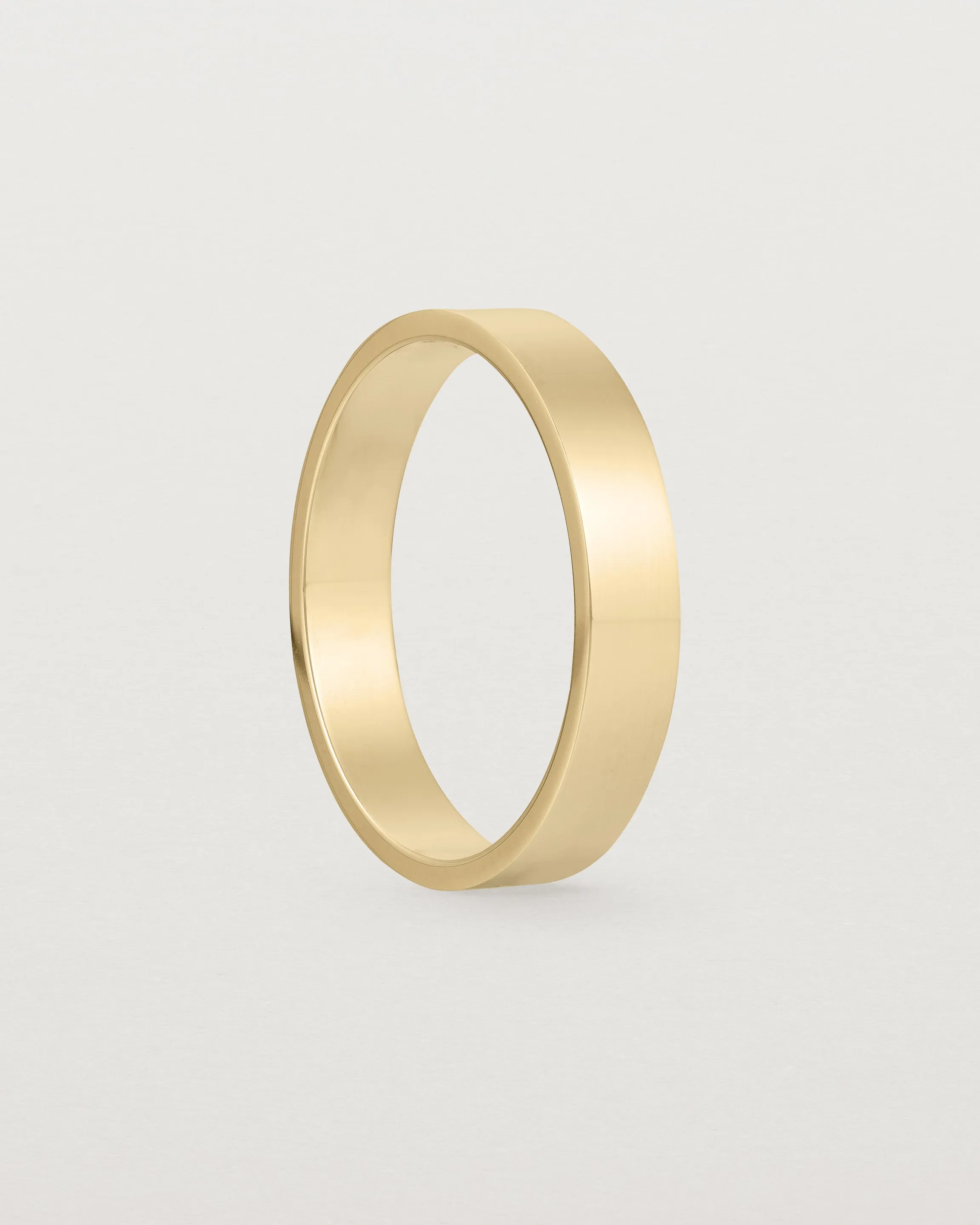 Flat Wedding Ring | 4mm