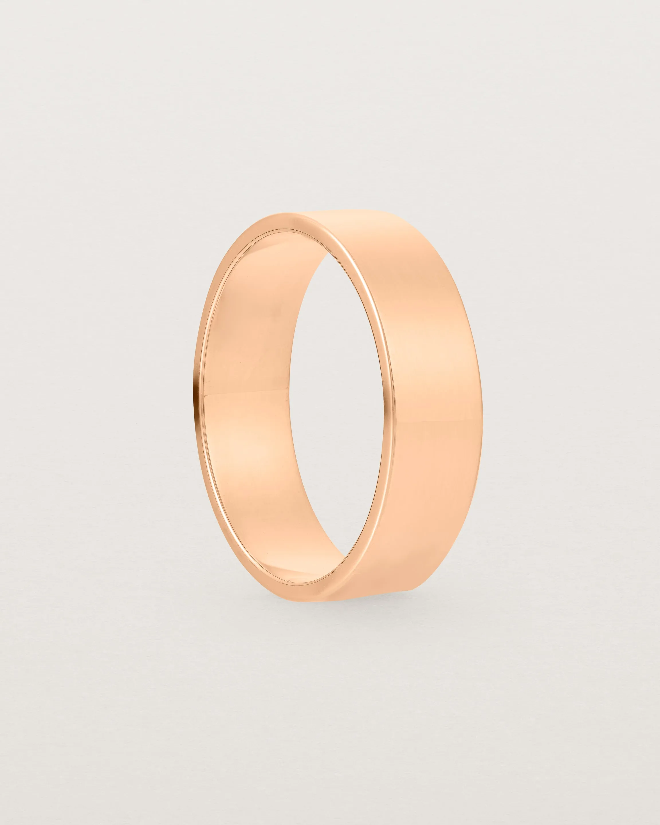 Flat Wedding Ring | 6mm