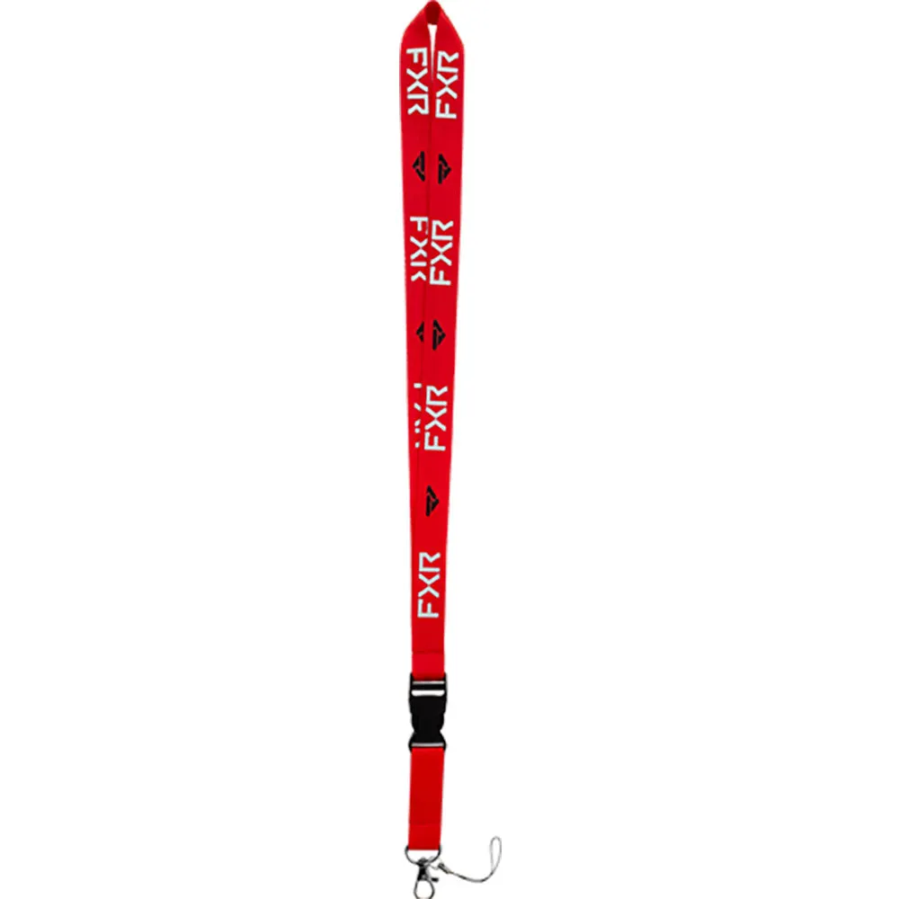 FXR 241900-2001-00 Branded Lanyard Red White - One Size