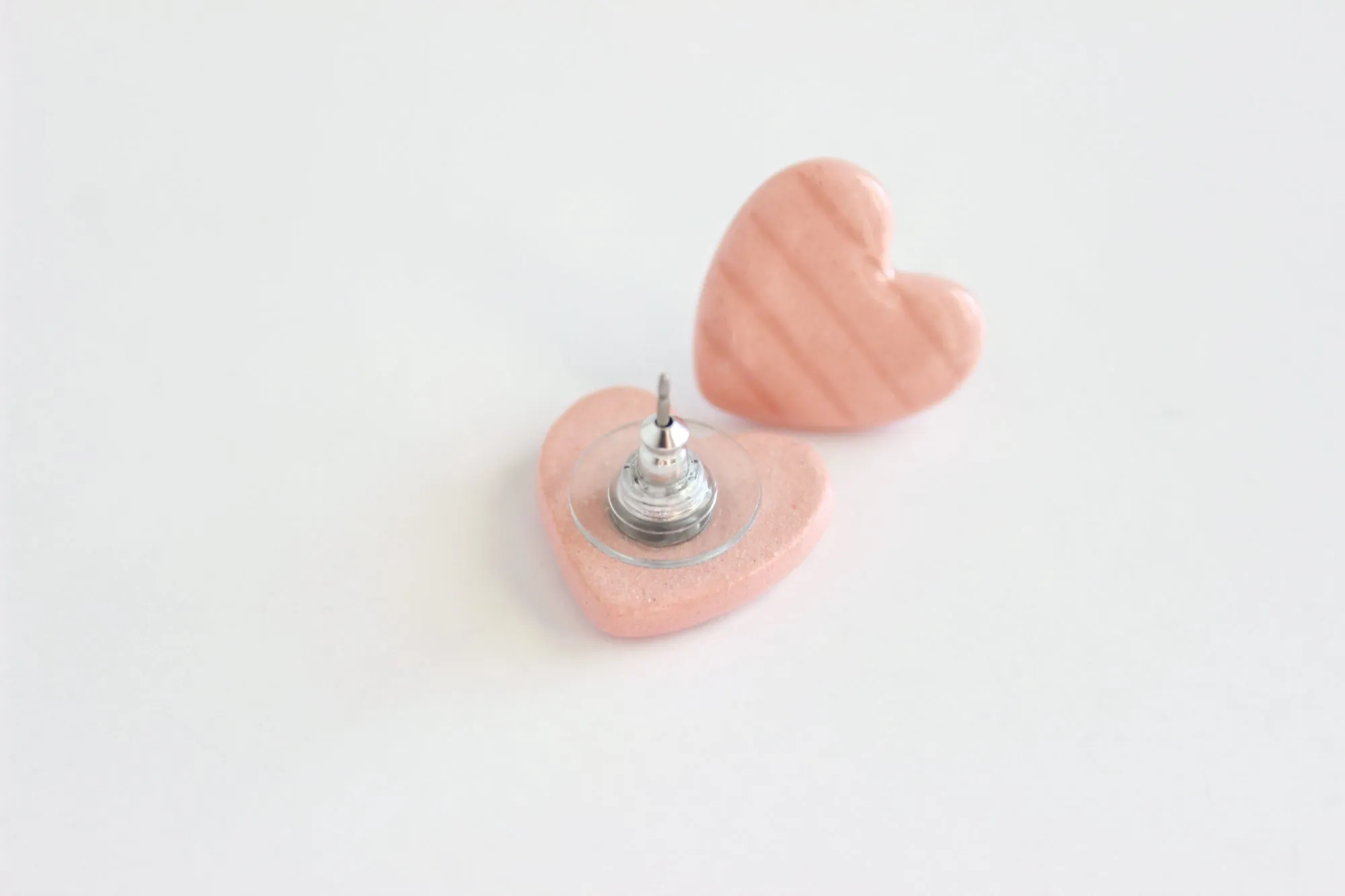 Heart Stud Earrings