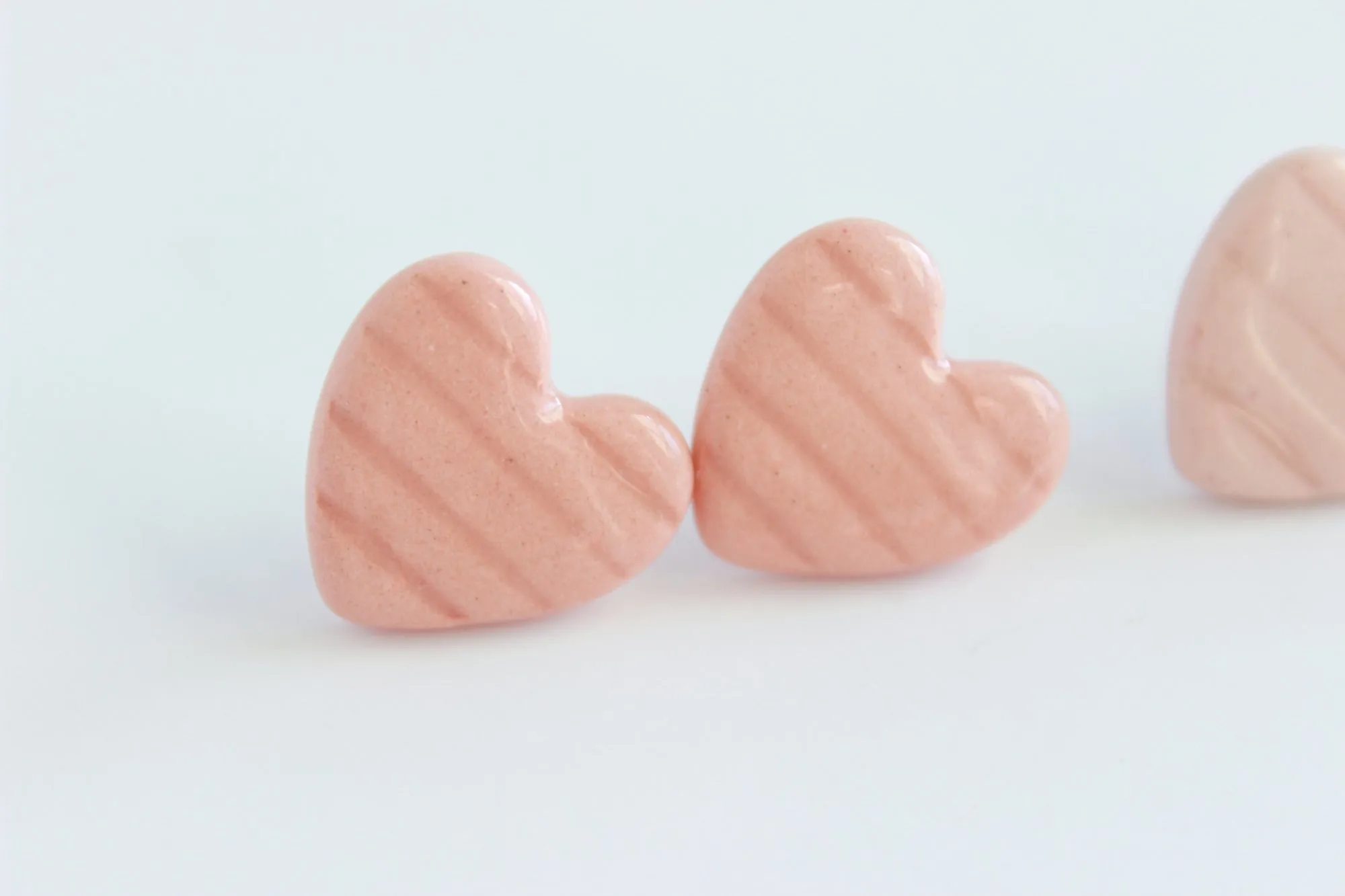 Heart Stud Earrings