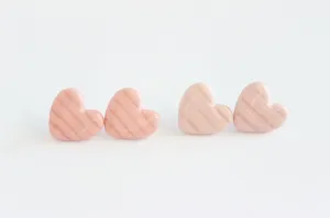 Heart Stud Earrings