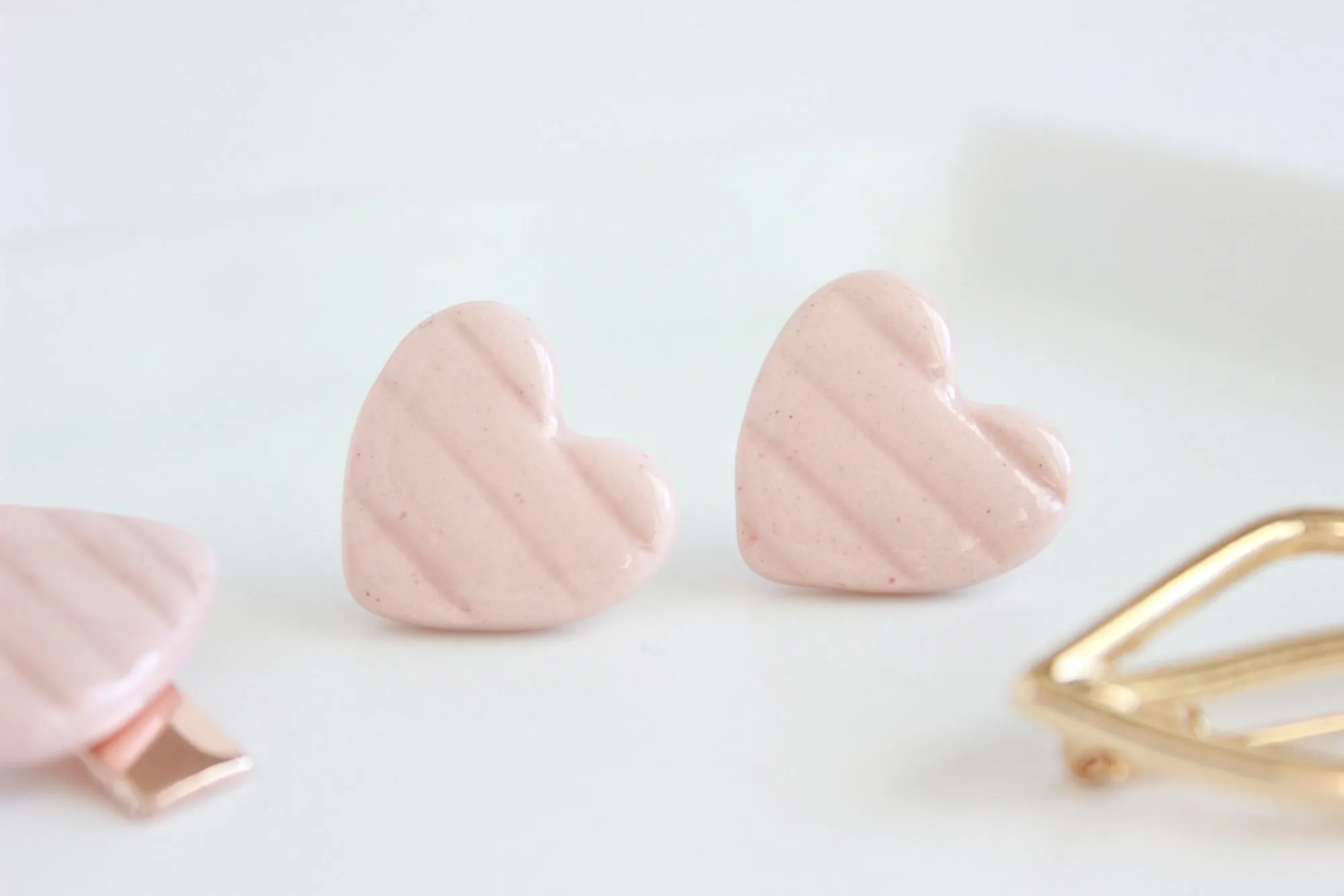 Heart Stud Earrings