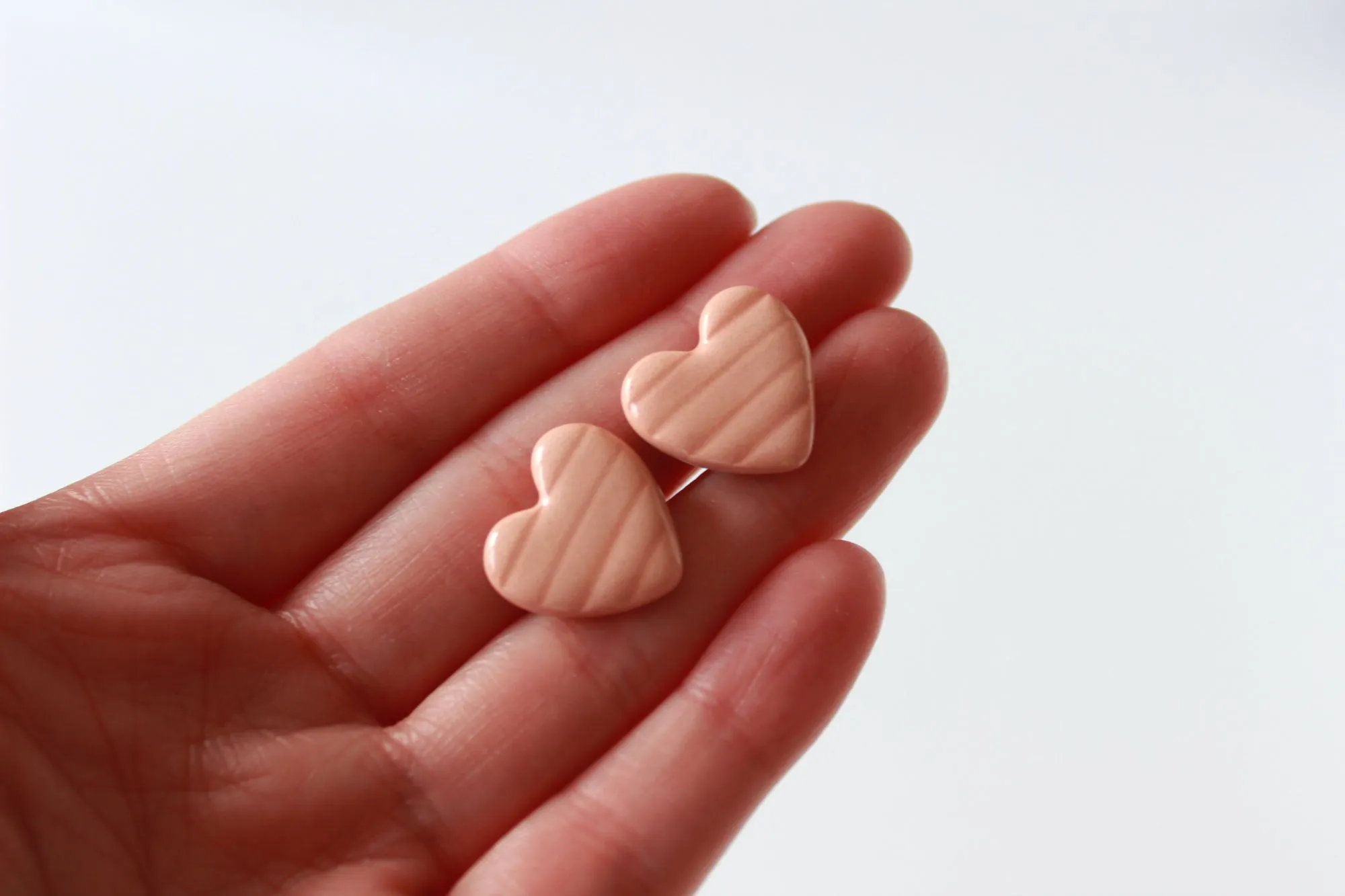 Heart Stud Earrings