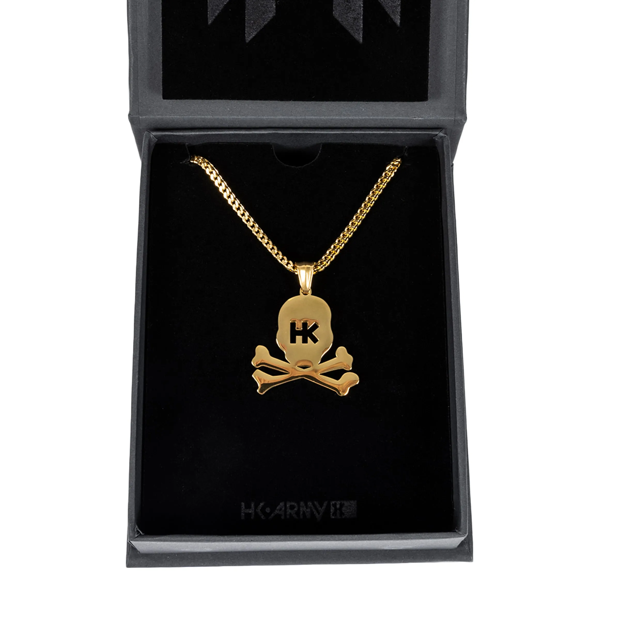 HK Skull Franco Chain - 3mm Gold