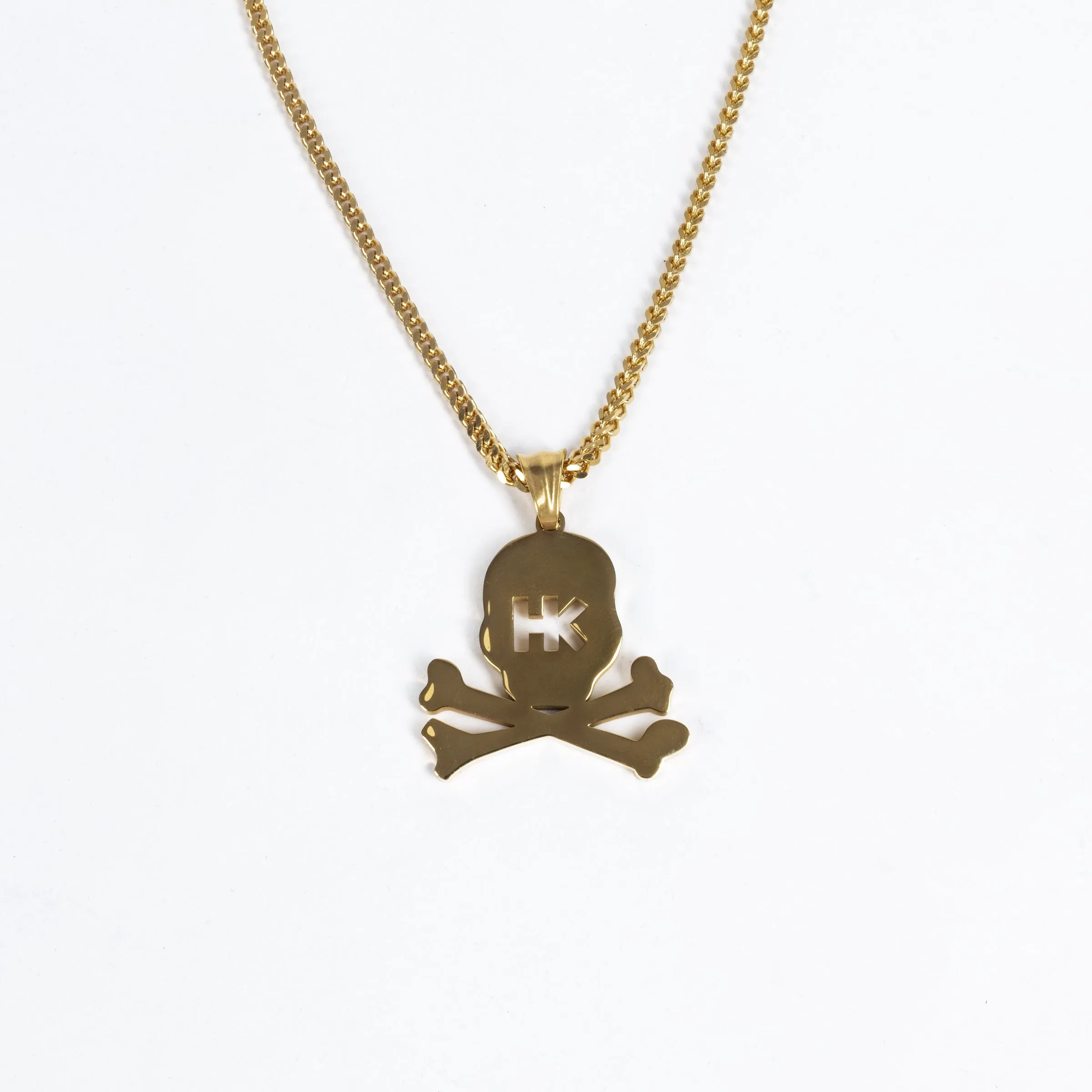 HK Skull Franco Chain - 3mm Gold