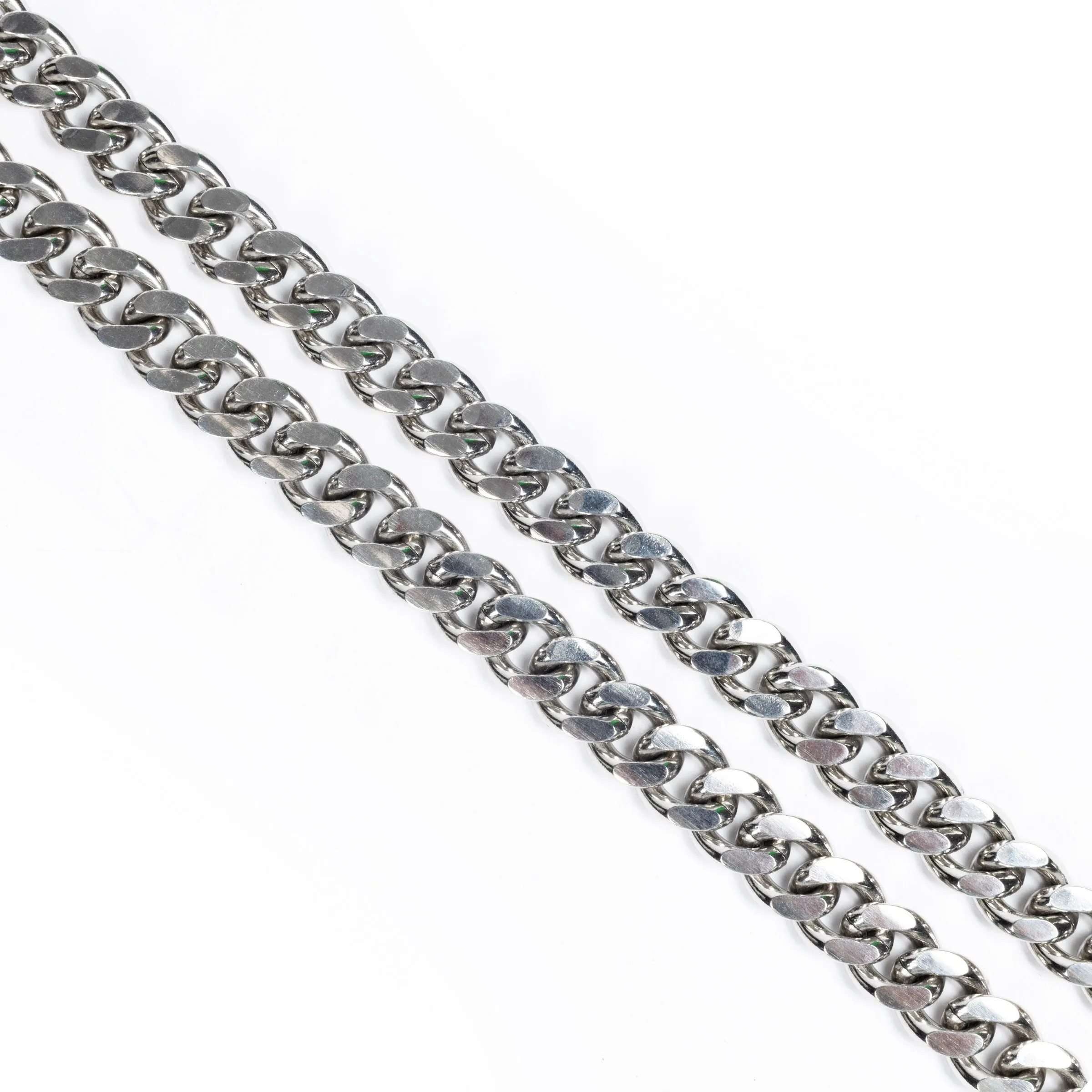 HKARMY Cuban Link Chain - 10mm Silver