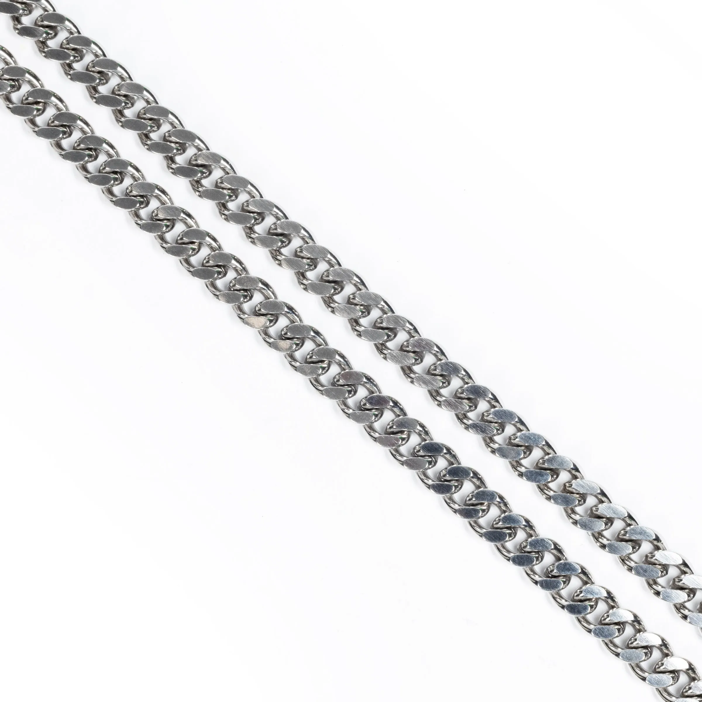 HKARMY Cuban Link Chain - 7mm Silver