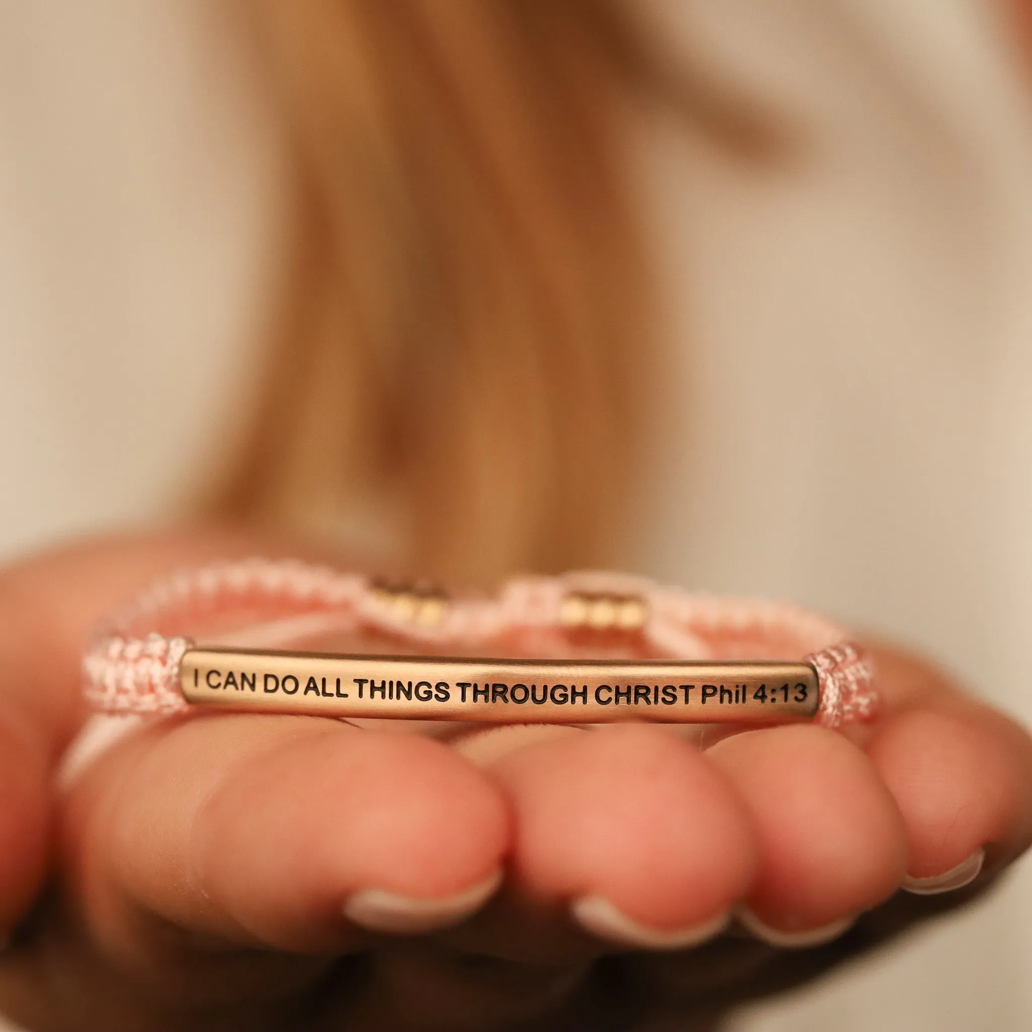 I CAN DO ALL THINGS THROUGH CHRIST ROPE BRACELET